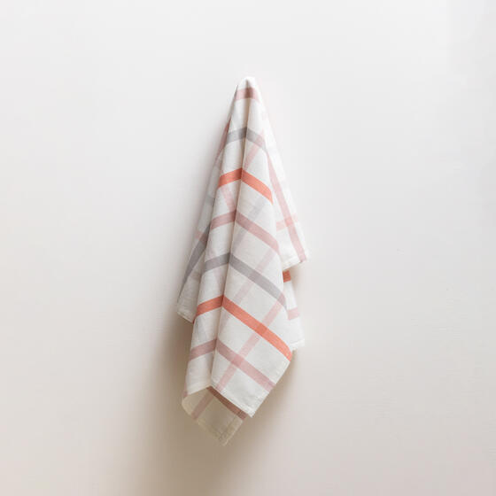 TORCHONS COTON 52 X 72 CM - LOT DE 3 - ROUGE