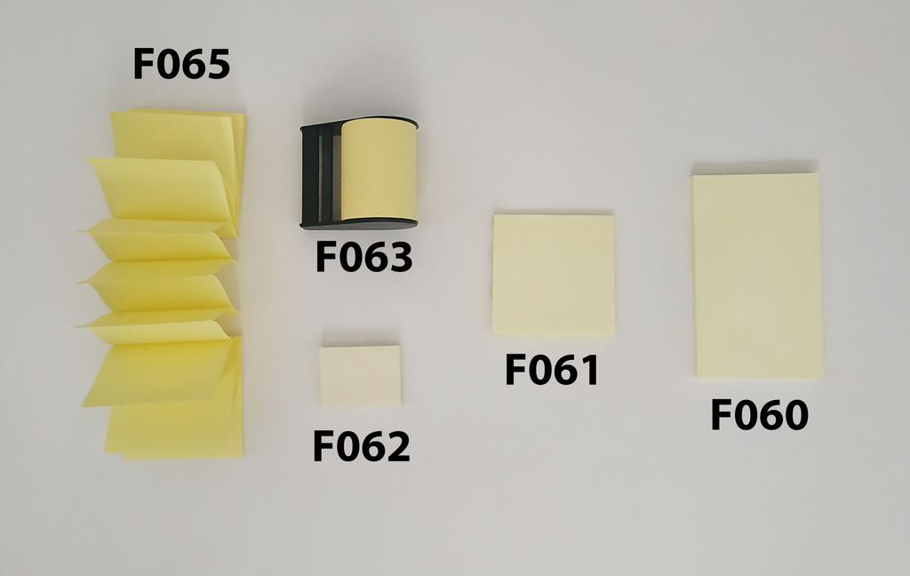 BLOC-NOTES ROULEAU - 6 CM X 10 M - JAUNE
