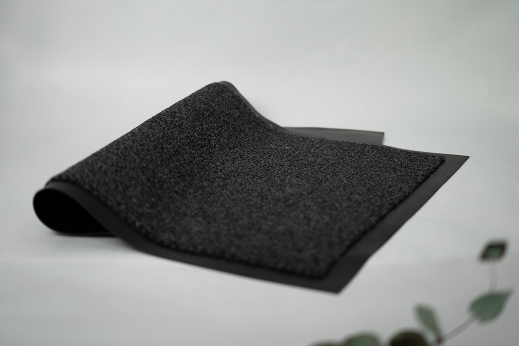TAPIS D'ACCUEIL 100% MICROFIBRE GRIS - 60 X 90 CM