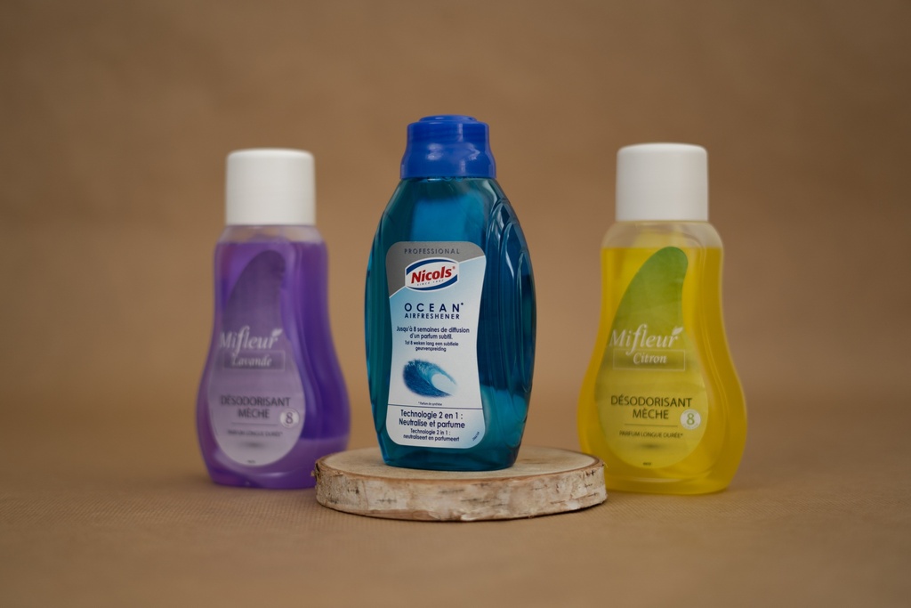 RENOVATEUR D'AMBIANCE A MECHE - FLACON DE 375 ML - CITRON VERT
