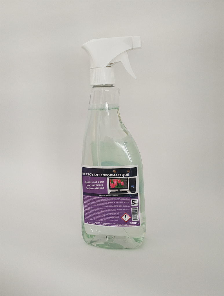 NETTOYANT INFORMATIQUE ANTISTATIQUE - FLACON DE 500 ML