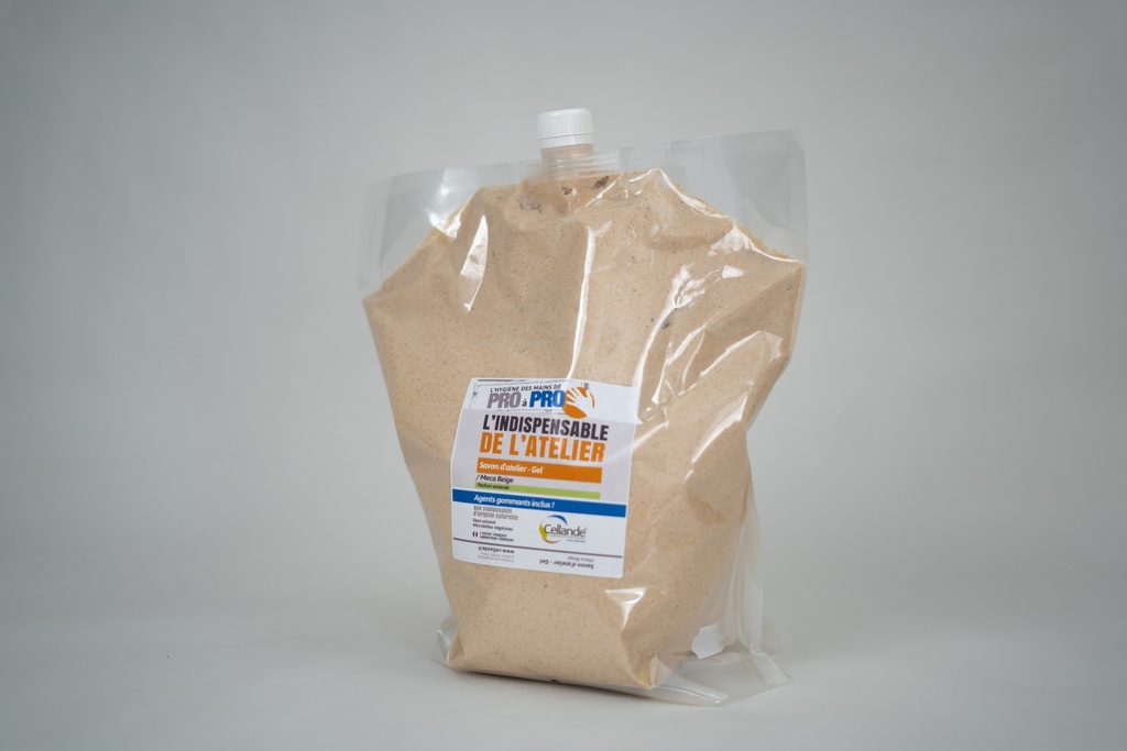 SAVONS D'ATELIER - LOT DE 2 POCHES DE 4 L - BEIGE