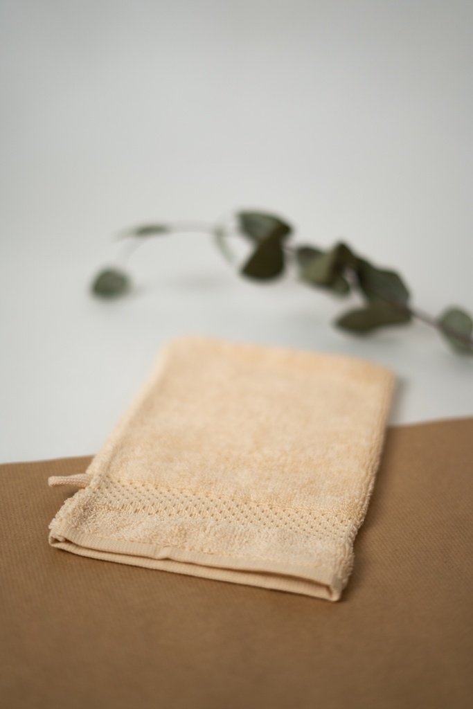 GANT DE TOILETTE COTON BIO - 15 X 22 CM - ANTHRACITE