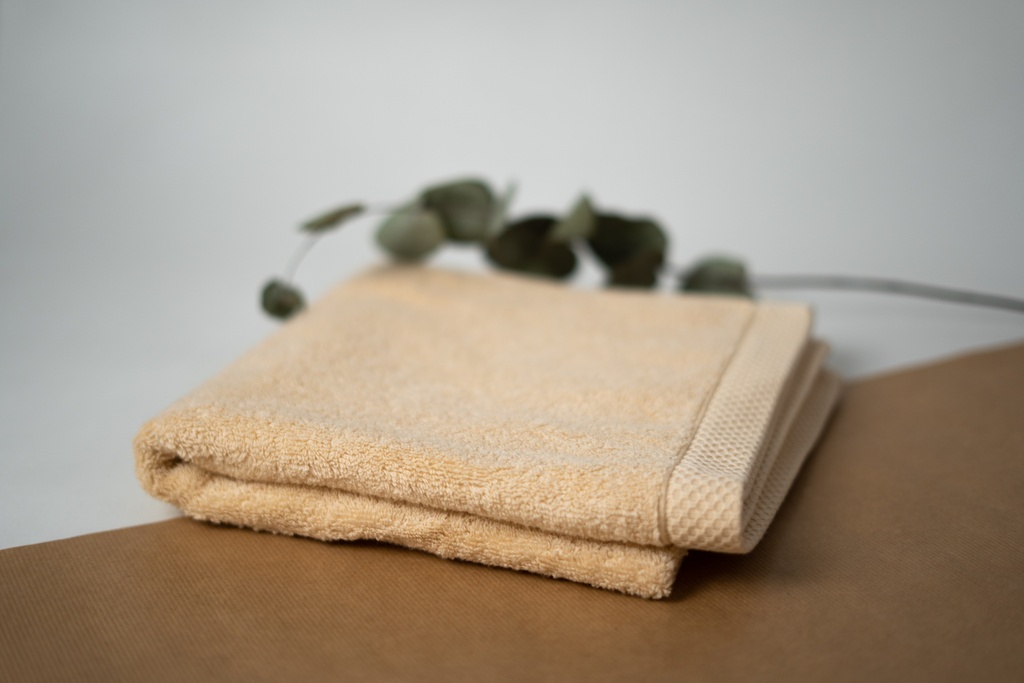 SERVIETTE DE TOILETTE COTON BIO - 50 X 100 CM - ANTHRACITE