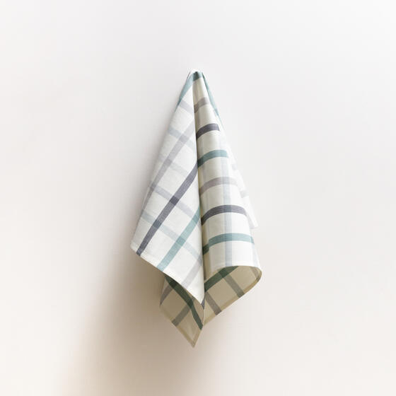 TORCHONS COTON 52 X 72 CM - LOT DE 3 - GRIS