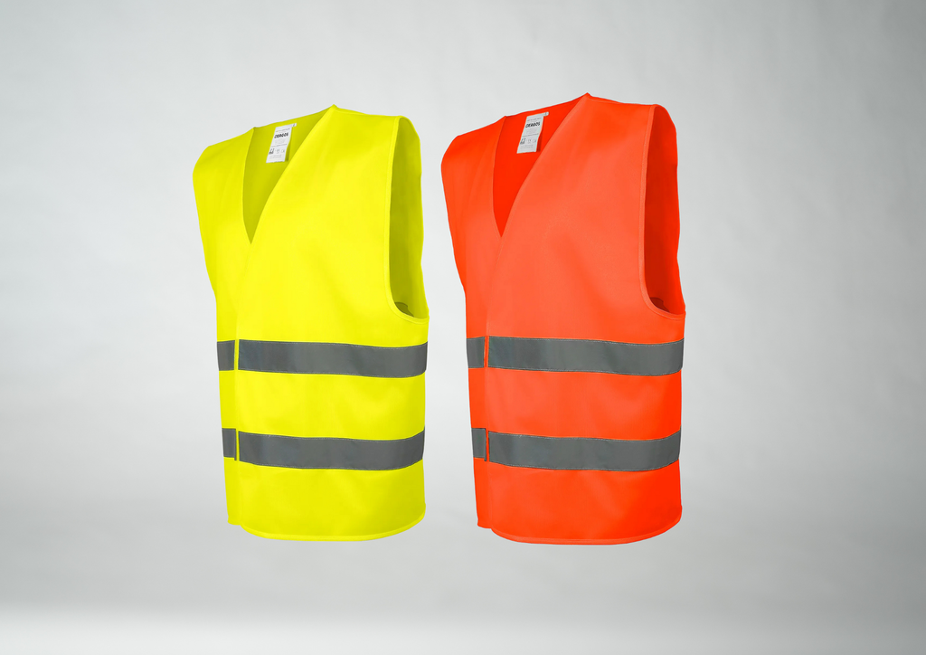 GILET SECURITE HAUTE VISIBILITE - LORYS - ORANGE FLUO XL