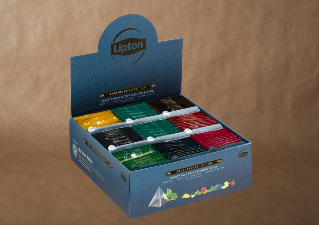 COFFRET THES ET INFUSIONS - LIPTON - 108 SACHETS