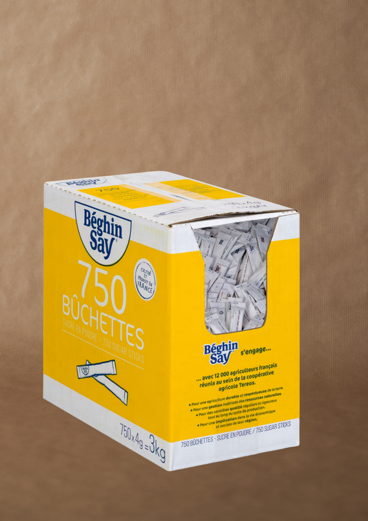 STICKS DE SUCRE BLANC - BEGHIN SAY - BTE DE 750