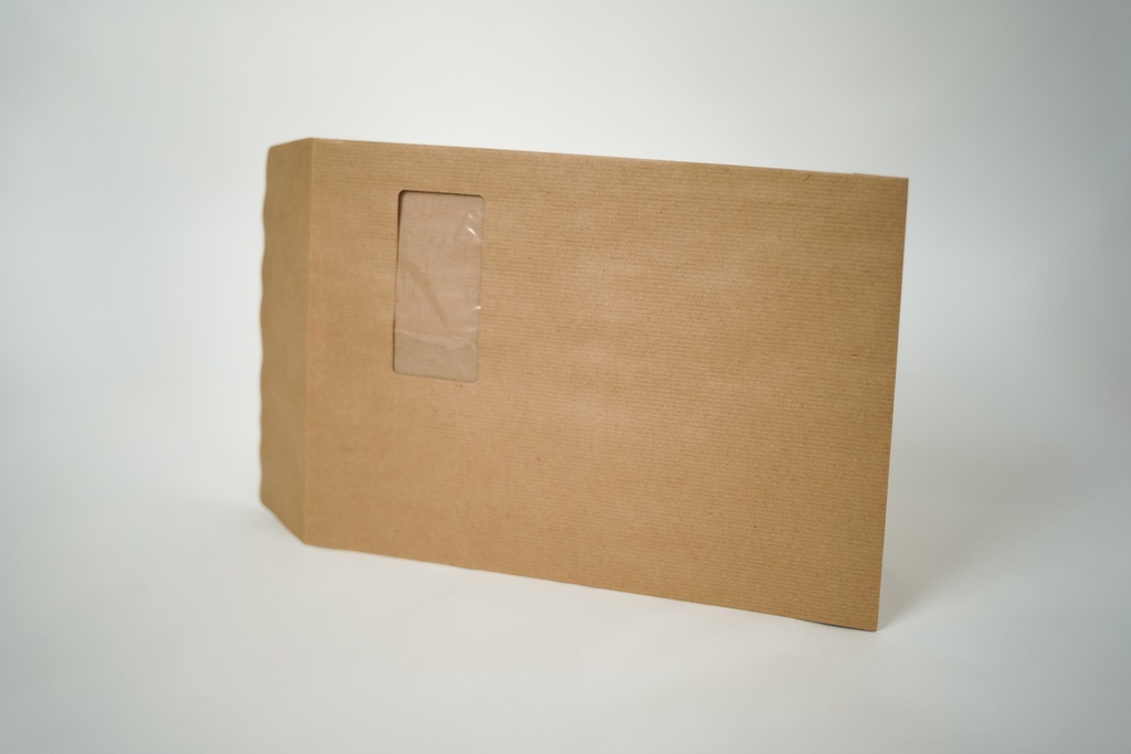 ENVELOPPE KRAFT 120G - 229 X 324 MM (C4) - SOUFFLET 3 CM