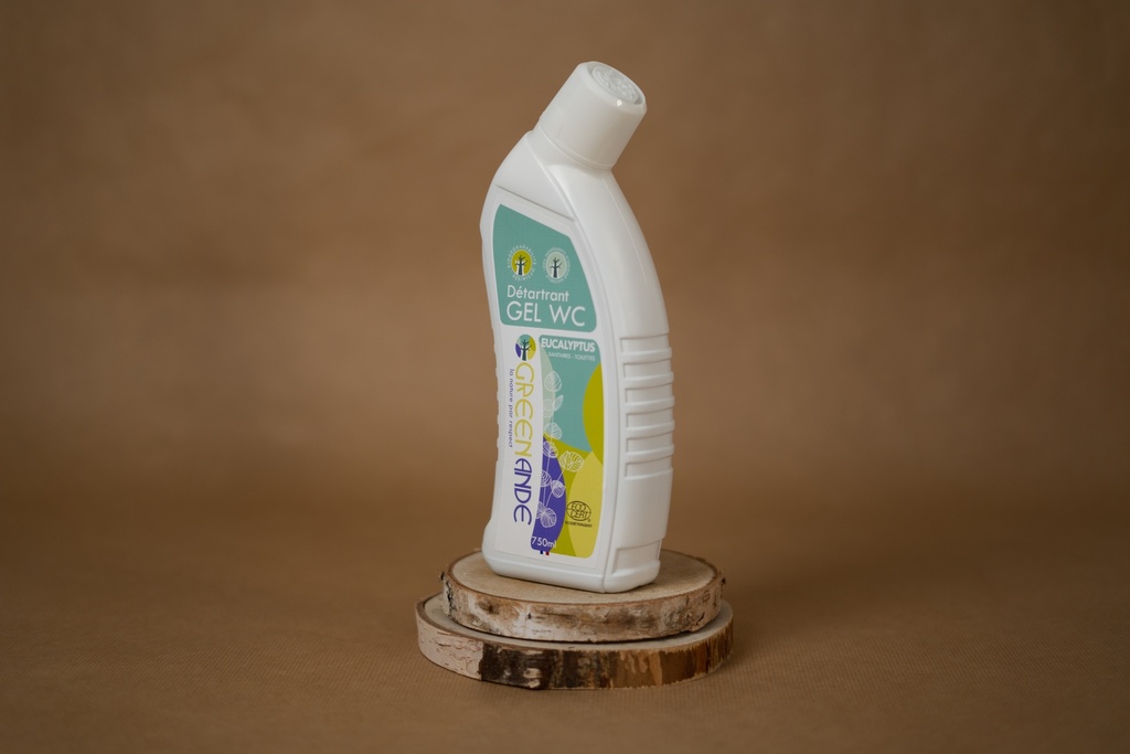 GEL WC ECOLOGIQUE - EUCALYPTUS - FLACON COL INCLINE DE 750 ML