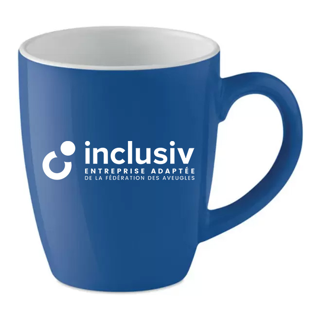 MUG CERAMIQUE DESIGN 29 CL - AVEC PERSO 1 COULEUR