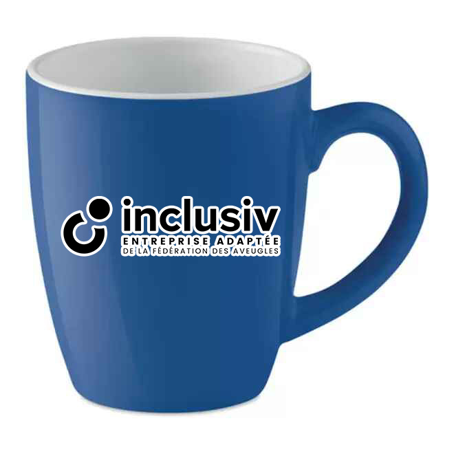 MUG CERAMIQUE DESIGN 29 CL - AVEC PERSO 2 COULEURS