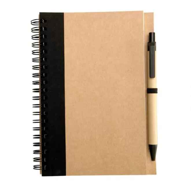 CARNET SPIRALES RECYCLE A5 - SANS PERSO