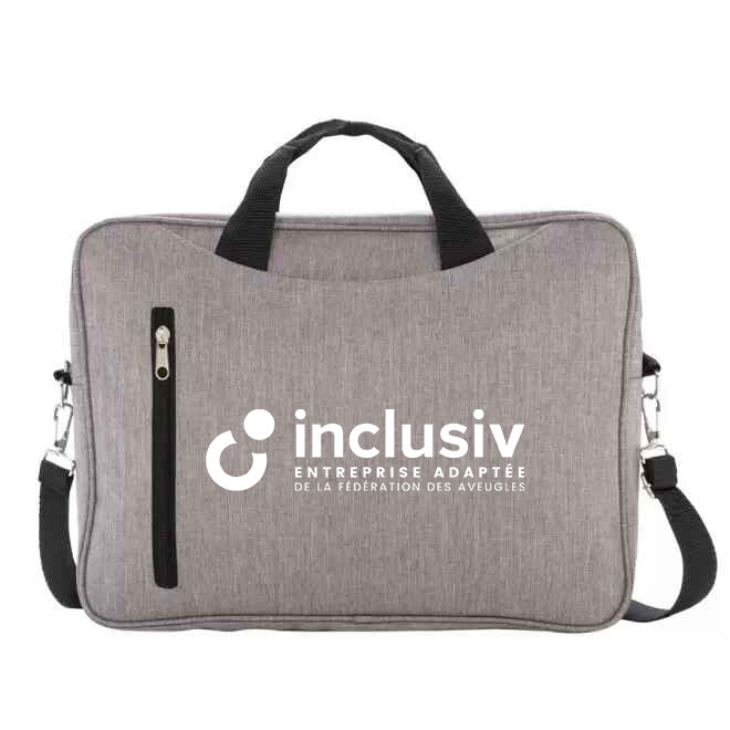 SACOCHE POUR ORDINATEUR - AVEC PERSO 1 COULEUR