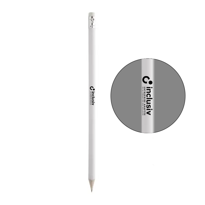 CRAYONS A PAPIER BOIS - LOT DE 100 - AVEC PERSO 1 COULEUR