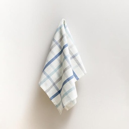 [C036BLE] TORCHONS COTON 52 X 72 CM - LOT DE 3 - BLEU