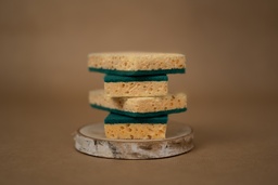 [HY243] EPONGES VEGETALES GRATTANTES - LOT DE 4 - 15 X 9,5 CM