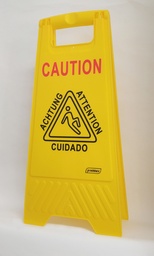 [HY430] PANNEAU DE SIGNALISATION PLIABLE SOL GLISSANT - 30 X 62 CM