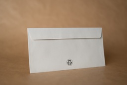 [ENV2R] ENVELOPPE RECYCLEE BLANCHE 80G - 110 X 220 MM (DL)