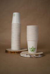 [U073] GOBELETS EN CARTON RECYCLE ECORESPONSABLES - LOT DE 100 - 10 CL