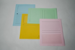 [F211] POCHETTES COIN CARTE A4 - 22 X 31 CM - LOT DE 6 - ROSE