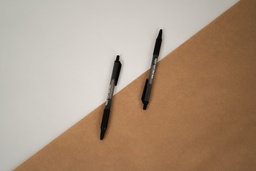 [F300] STYLOS A BILLE RETRACTABLES BIC - POINTE 1 MM - LOT DE 10 - NOIR