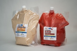 [HY604BV] SAVONS D'ATELIER - LOT DE 4 POCHES DE 4 L - 2 X BEIGE + 2 X VOLCANO