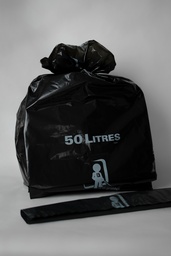 [P003] SAC POUBELLE GRIS - 100 L - 70 MICRONS