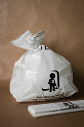 [P016] SAC POUBELLE BLANC - 20 L - 40 MICRONS