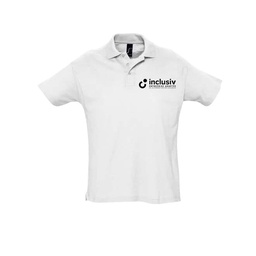 [OP-SUM-C1] POLO EN COTON - AVEC PERSO COEUR 1 COULEUR