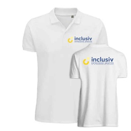 [OP-PLA-CD4] POLO EN COTON BIO - AVEC PERSO COEUR ET DOS QUADRI