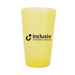 [OP-CUP30-1] GOBELET REUTILISABLE - 33 CL - AVEC PERSO 1 COULEUR