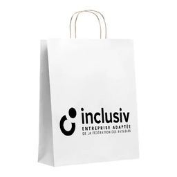 [OP-HONS-1] SAC SHOPPING KRAFT - TAILLE S - AVEC PERSO 1 COULEUR