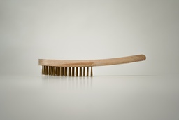 [A156] BROSSE METALLIQUE A MANCHE - 29 CM